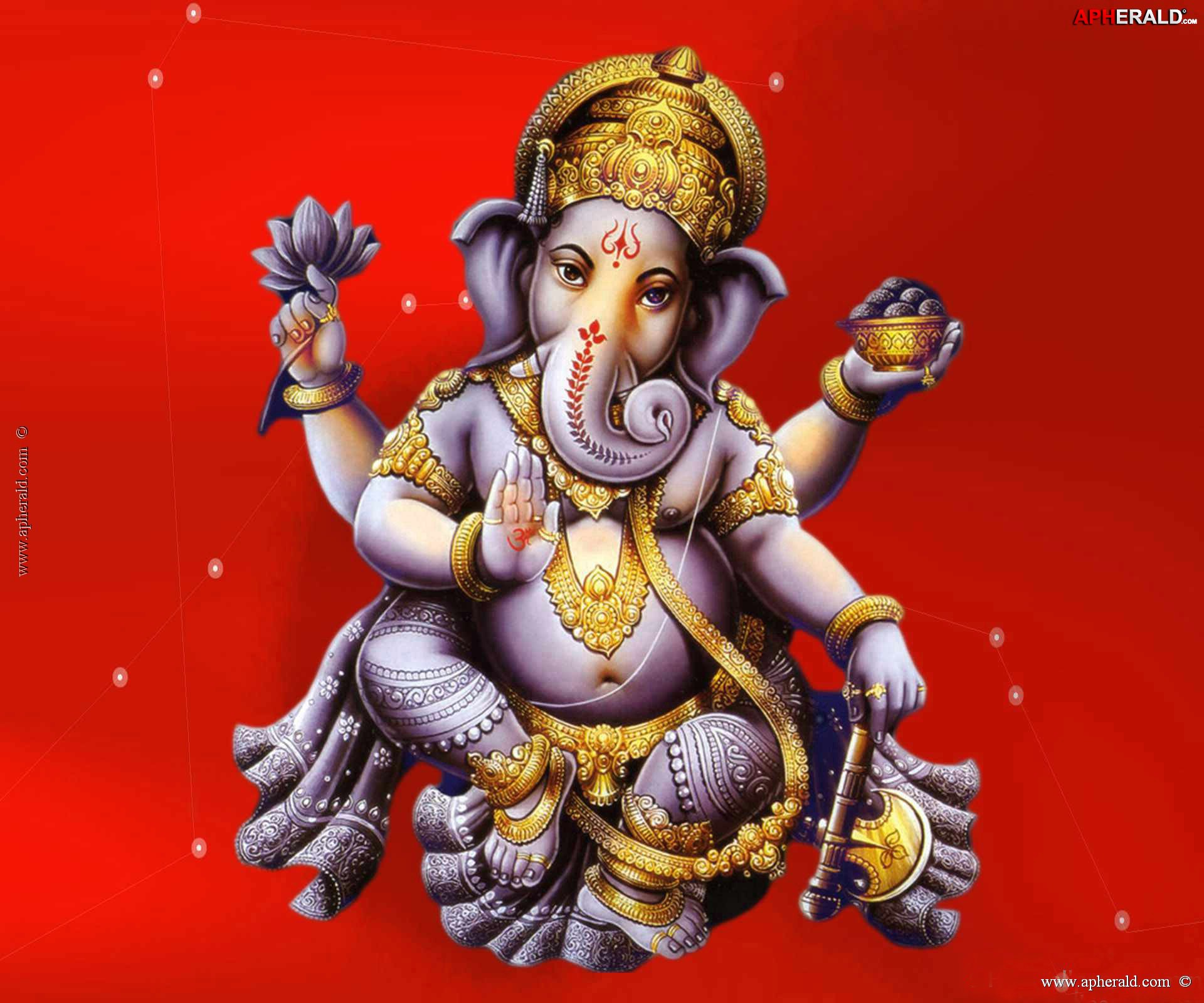Full Hd Lord Ganesh - HD Wallpaper 