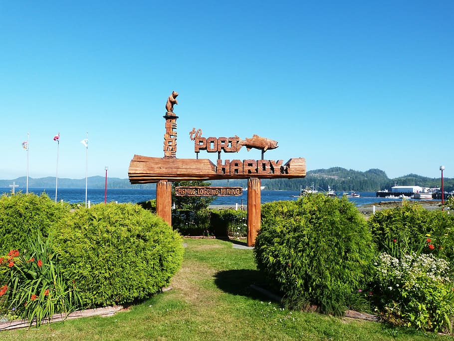 Sign, City, Port Hardy, Costa, Vancouver, Island, Columbia, - Port Hardy - HD Wallpaper 