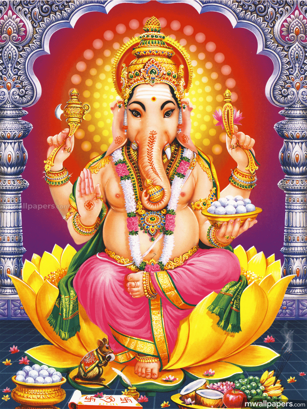 🌺 *best* Lord Ganesha Hd Image / Wallpaper - Lord Vinayagar - HD Wallpaper 