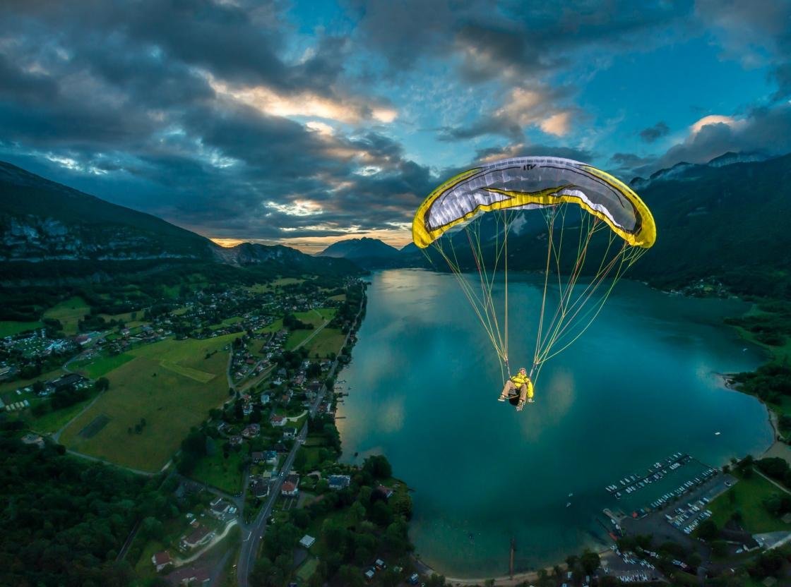 High Resolution Skydiving Hd Wallpaper Id - Paragliding Wallpaper Hd - HD Wallpaper 