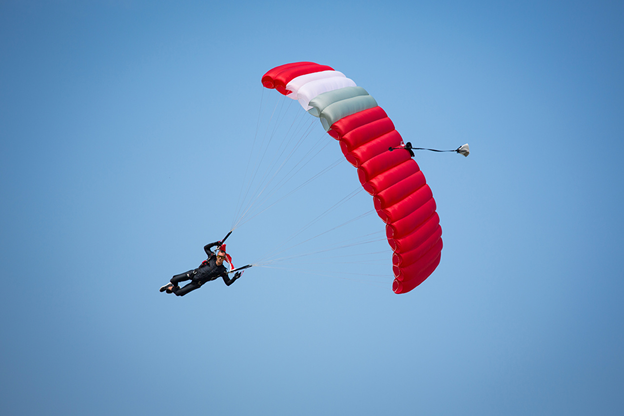 Parachuting - HD Wallpaper 