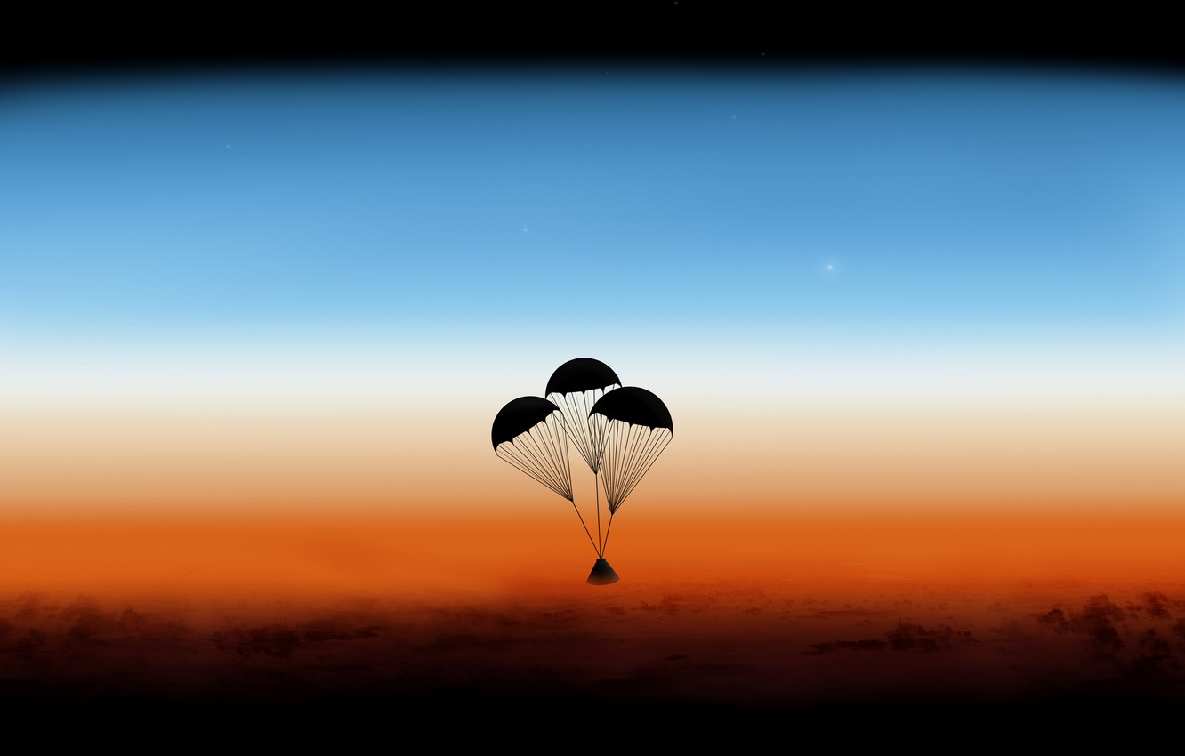 Photo Wallpaper The Atmosphere, Capsules, Orion, Parachutes - Pozadine Za Samsung S9 - HD Wallpaper 