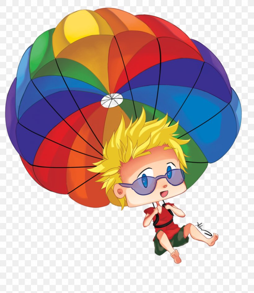Parachuting Parachute Cartoon Desktop Wallpaper, Png, - HD Wallpaper 
