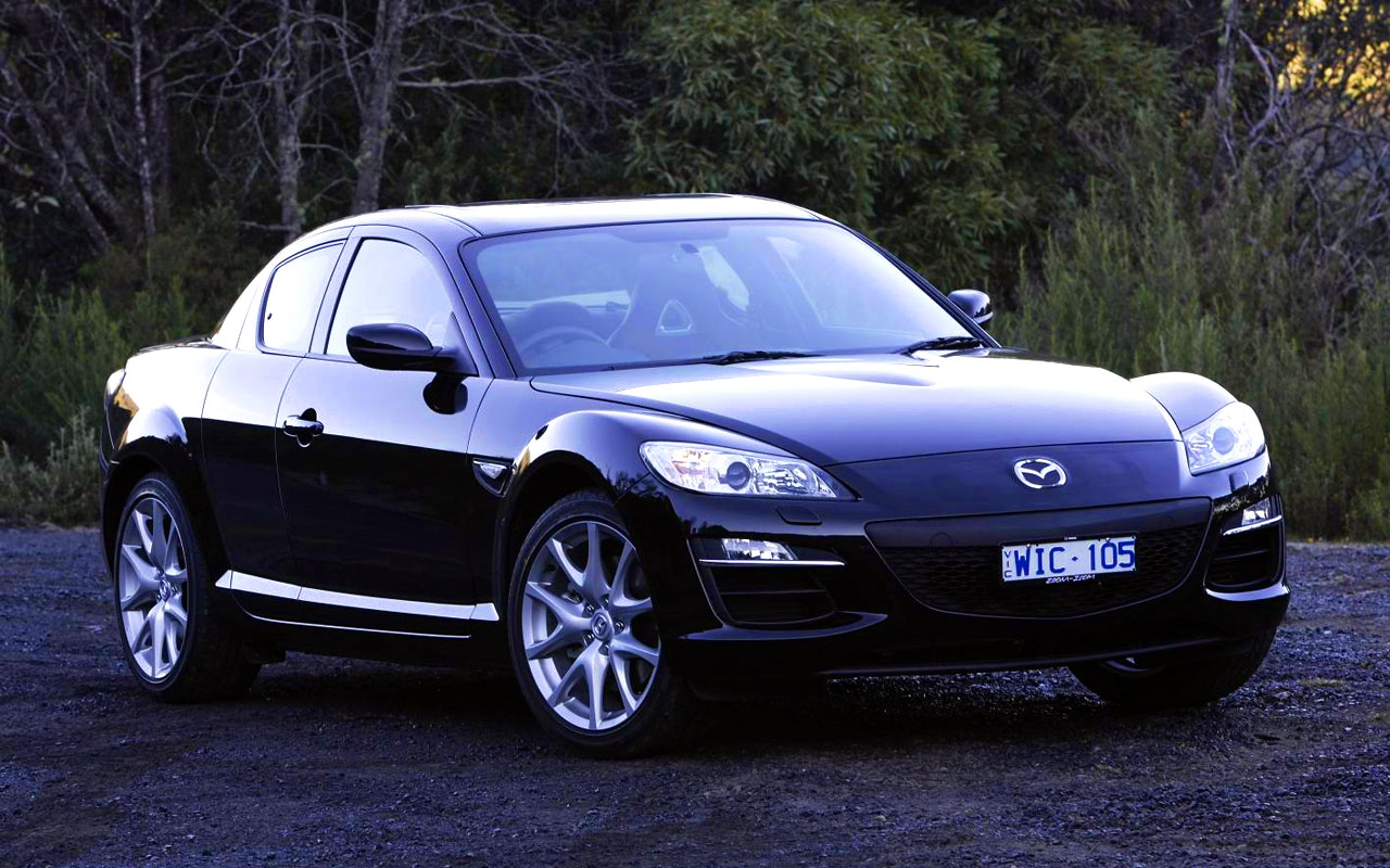 2011 Mazda Rx 8 Black - HD Wallpaper 