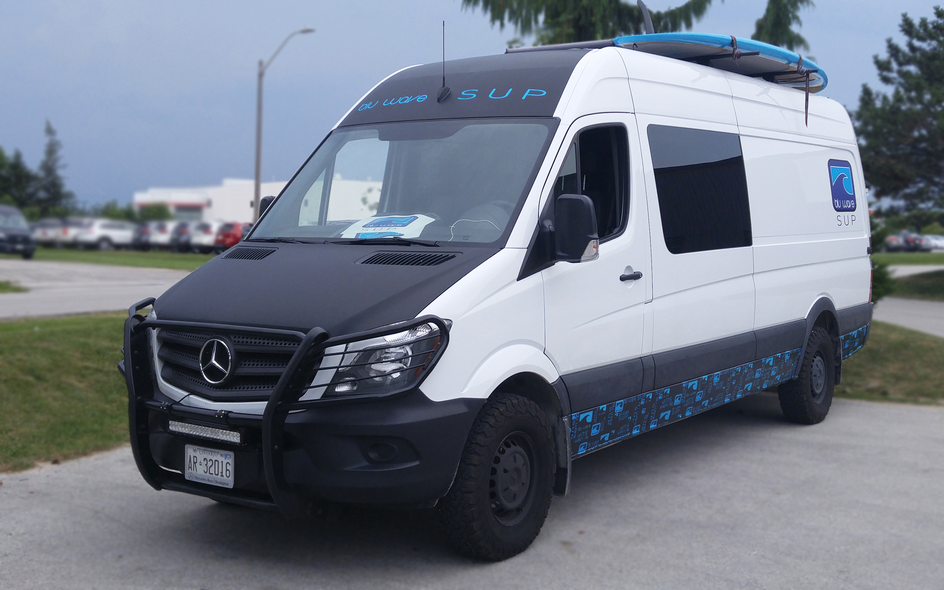 Surf Van Wrap, Van Wrap, Commercial Wrap, Business - Mercedes-benz Sprinter - HD Wallpaper 