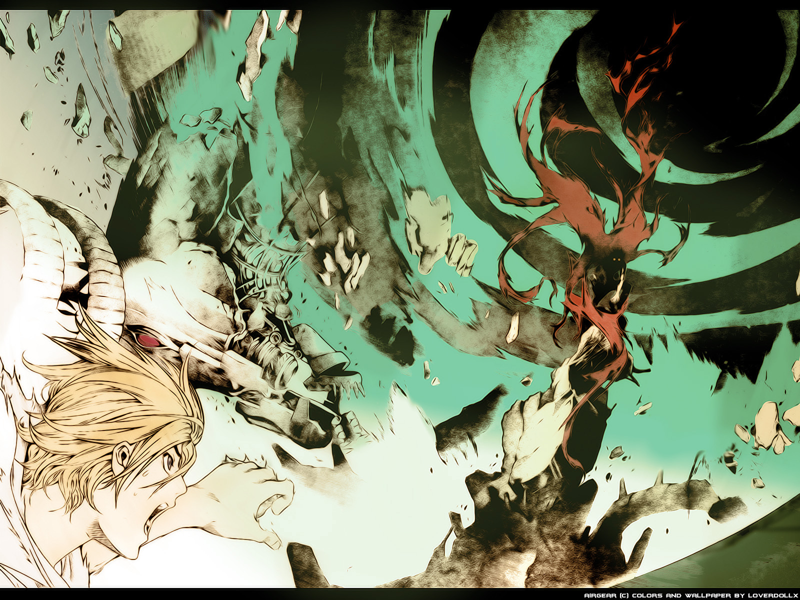 Oh Great, Air Gear Wallpaper 
	style Width - Air Gear Kazu - HD Wallpaper 