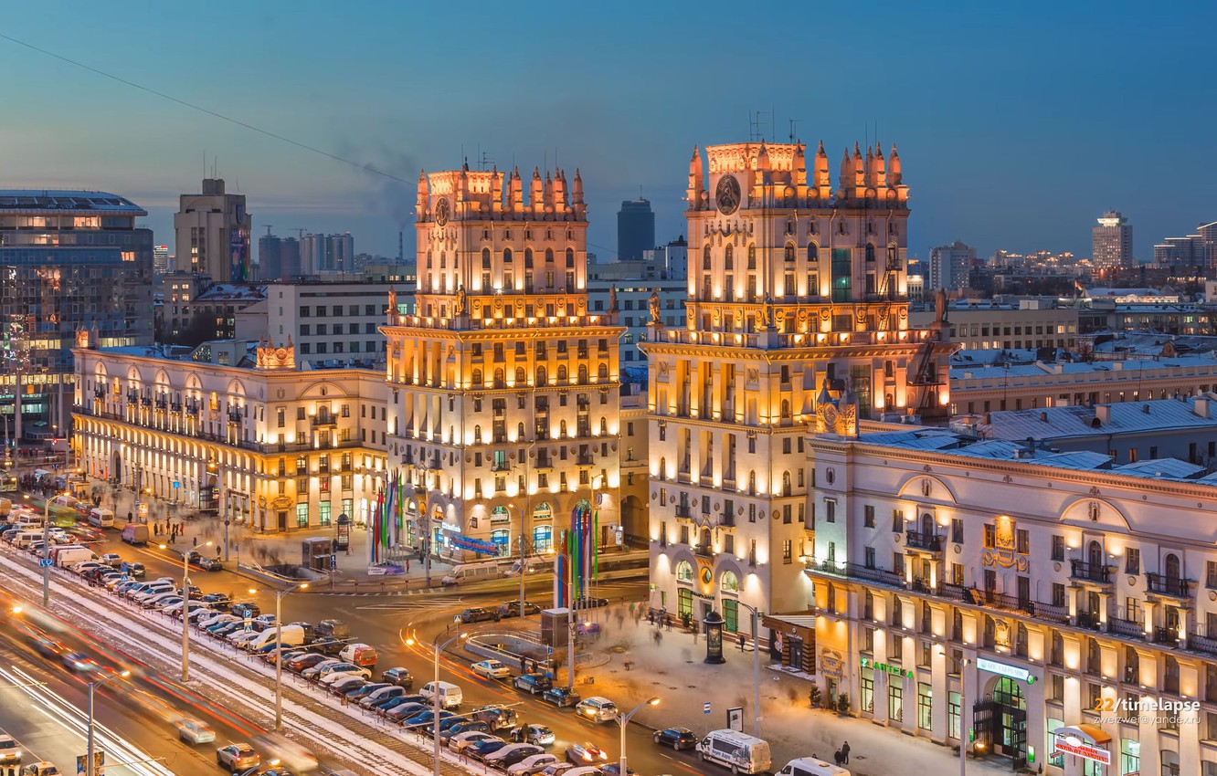 Photo Wallpaper Sunset, Backlight, Belarus, Minsk, - Minsk Belarus - HD Wallpaper 