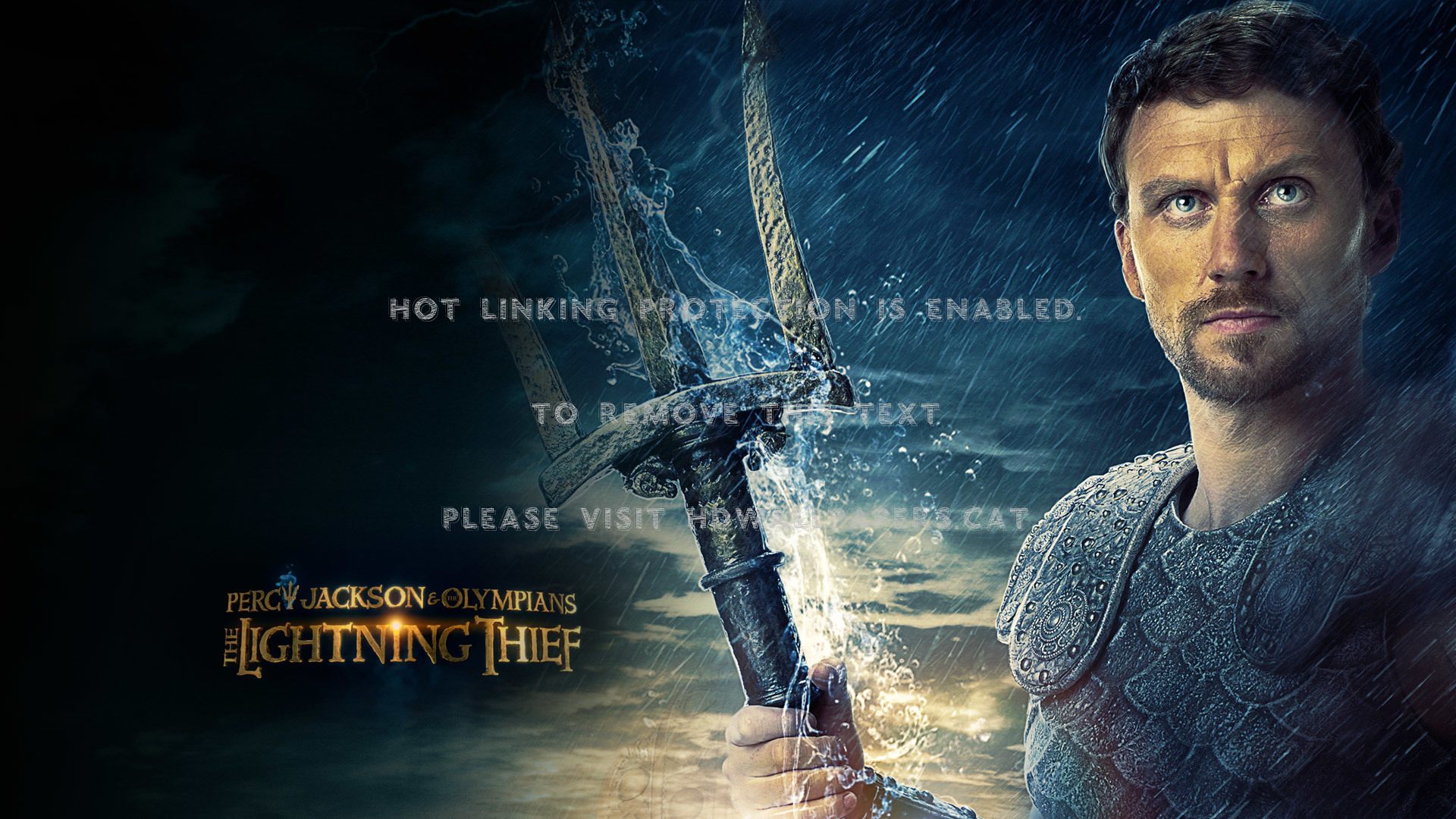 Poseidon Percy Jackson Lightning Thief Gods - Percy Jackson And The Lightning - HD Wallpaper 