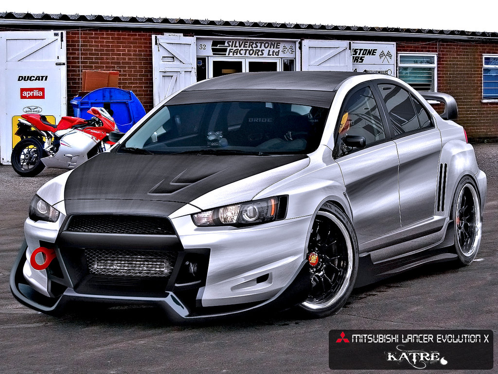 Mitsubishi Lancer Evolution X - HD Wallpaper 
