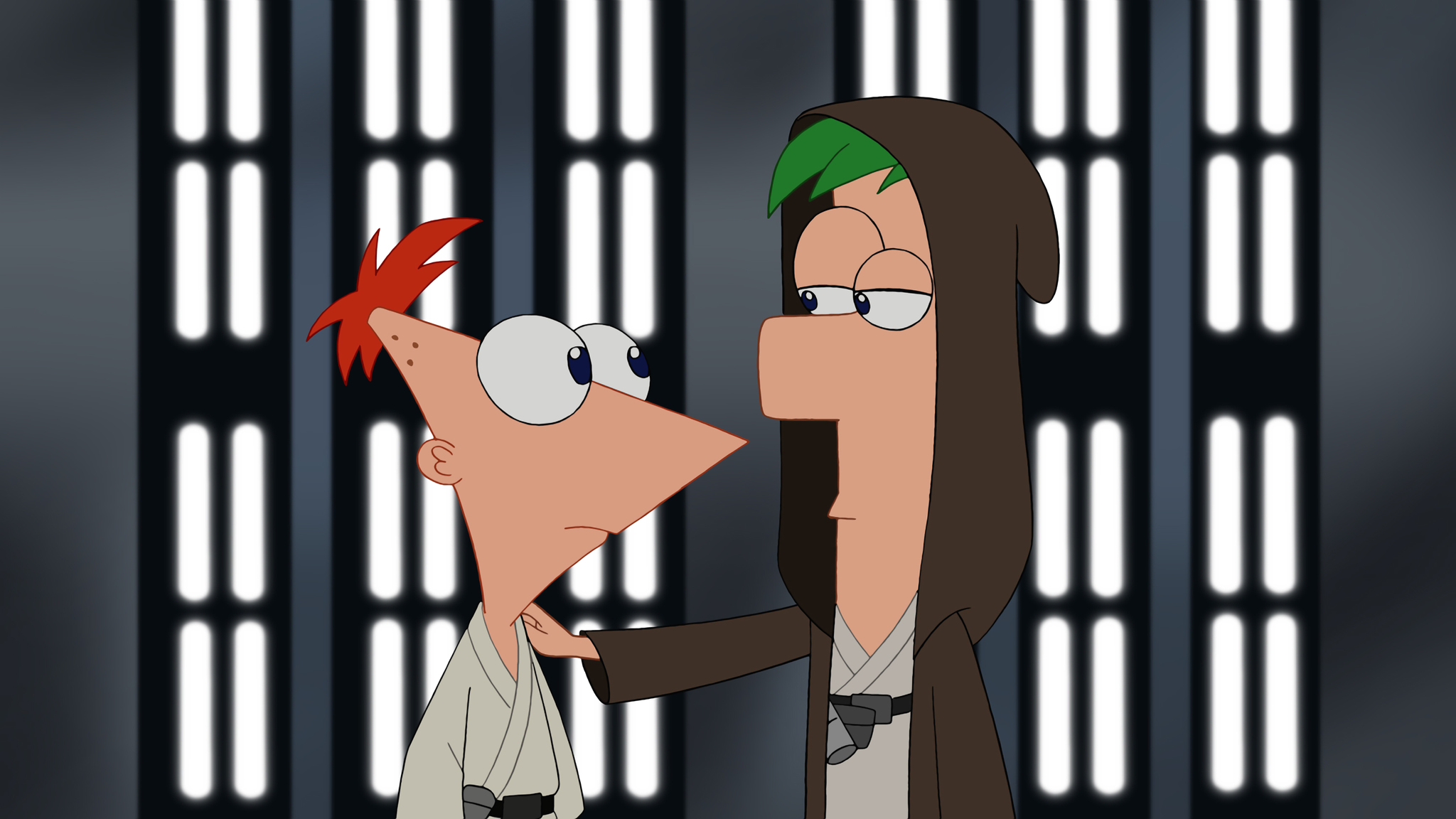Phineas And Ferb Star Wars - HD Wallpaper 