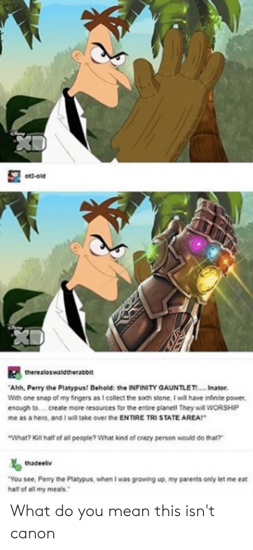 Crazy, Growing Up, And Parents - Ah Perry The Platypus - HD Wallpaper 