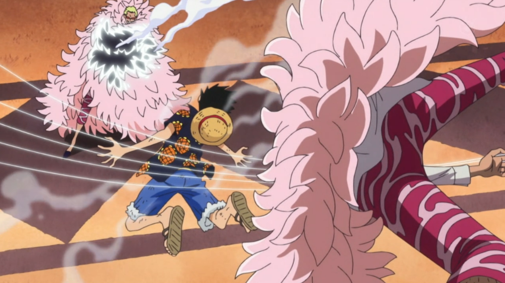 Luffy Vs Doflamingo Png - Luffy Vs Don Quixote Doflamingo - HD Wallpaper 