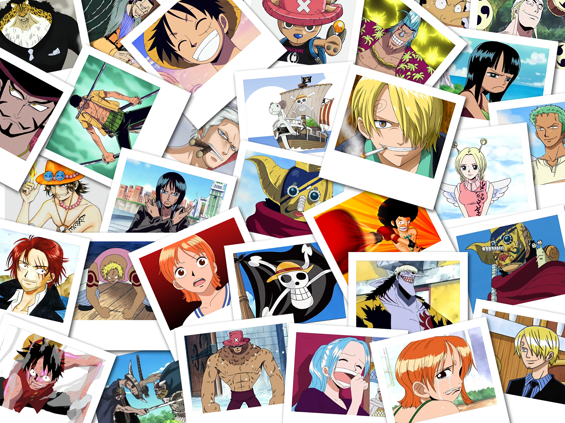 Collage De One Piece Hd - HD Wallpaper 