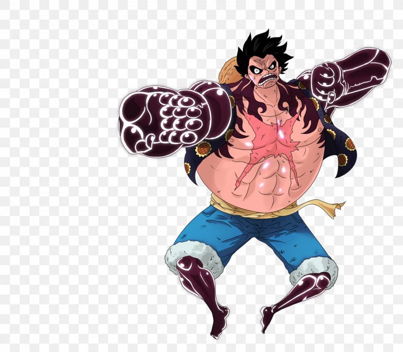 Luffy Nami Vinsmoke Sanji Donquixote Doflamingo One - Luffy Gear 4 Png - HD Wallpaper 