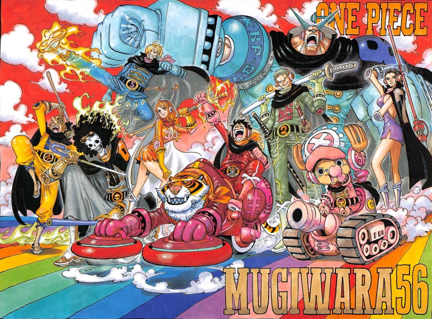 One Piece - One Piece Mugiwara 56 - HD Wallpaper 