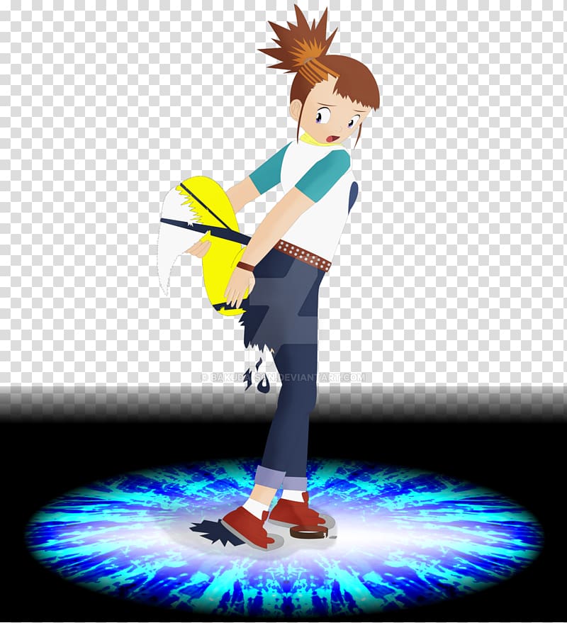 Renamon Takato Matsuki Guilmon Digimon Kari Kamiya, - Black Hair Chibi Anime Boy - HD Wallpaper 