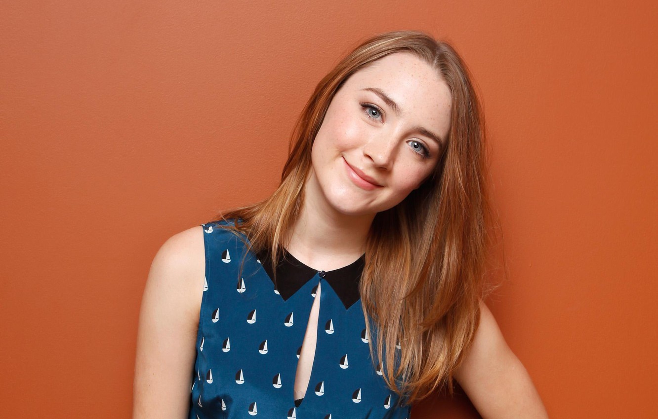 Photo Wallpaper Smile, Actress, Saoirse Ronan - Saoirse Ronan - HD Wallpaper 
