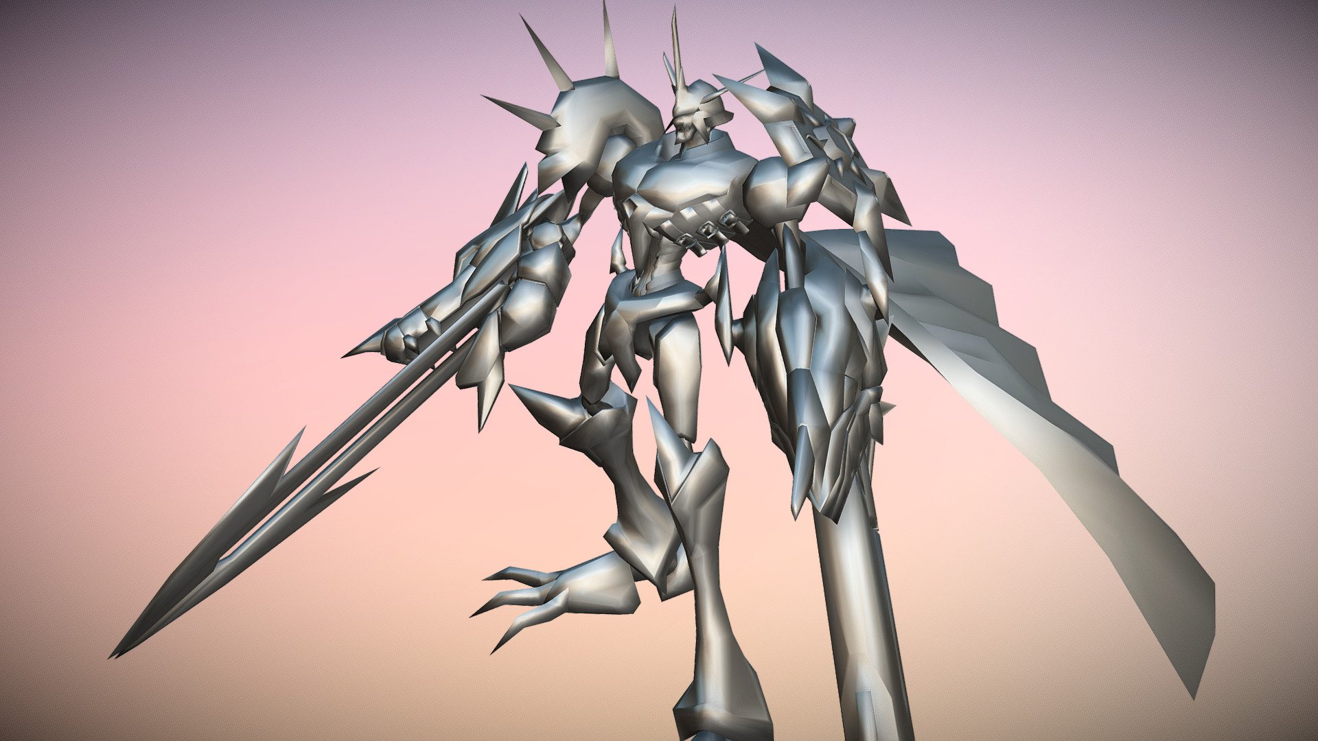 Omegamon Alter S 3d Model - HD Wallpaper 