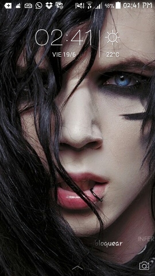 Andy, Biersack, Black - Glam Rock Eye Makeup - HD Wallpaper 