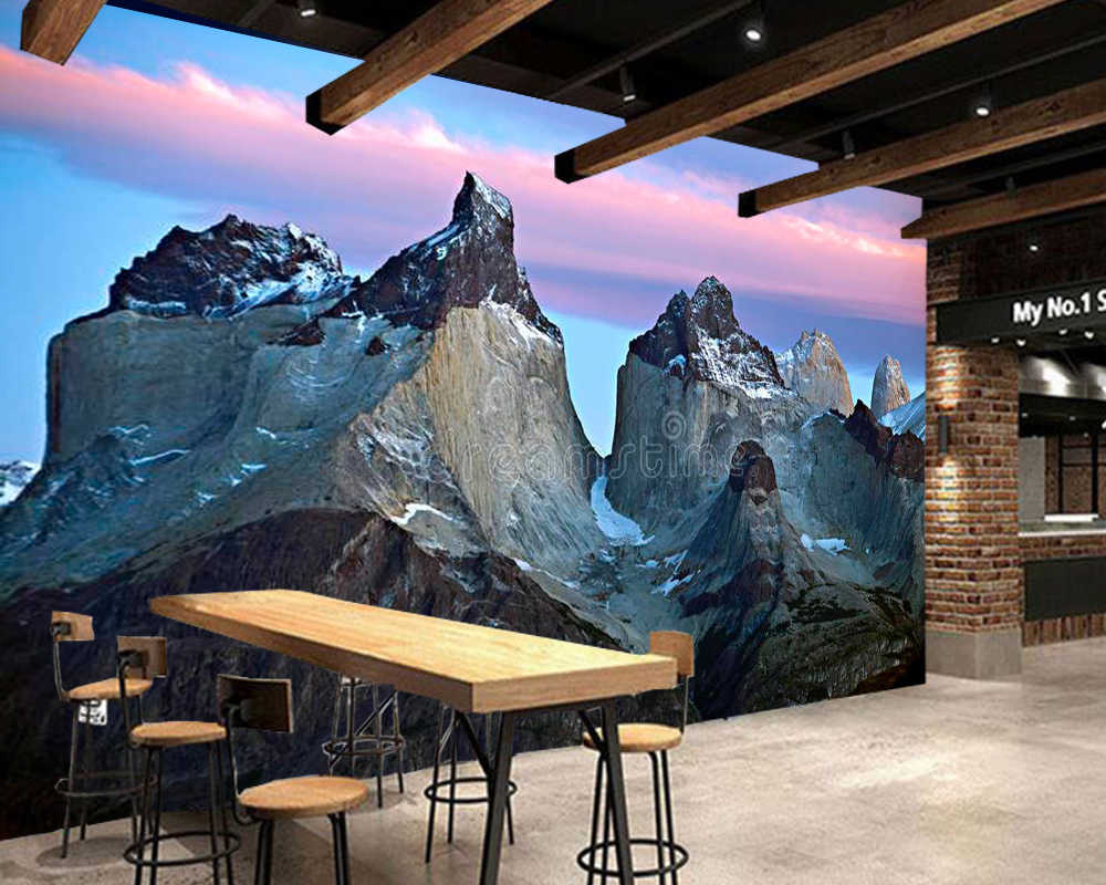 Custom Photo Wallpaper, Torres Del Paine Mountains, - Torres Del Paine National Park - HD Wallpaper 