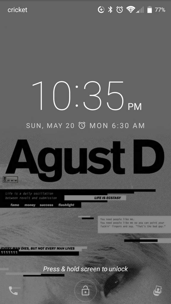 User Uploaded Image - Home Screen Agust D - HD Wallpaper 