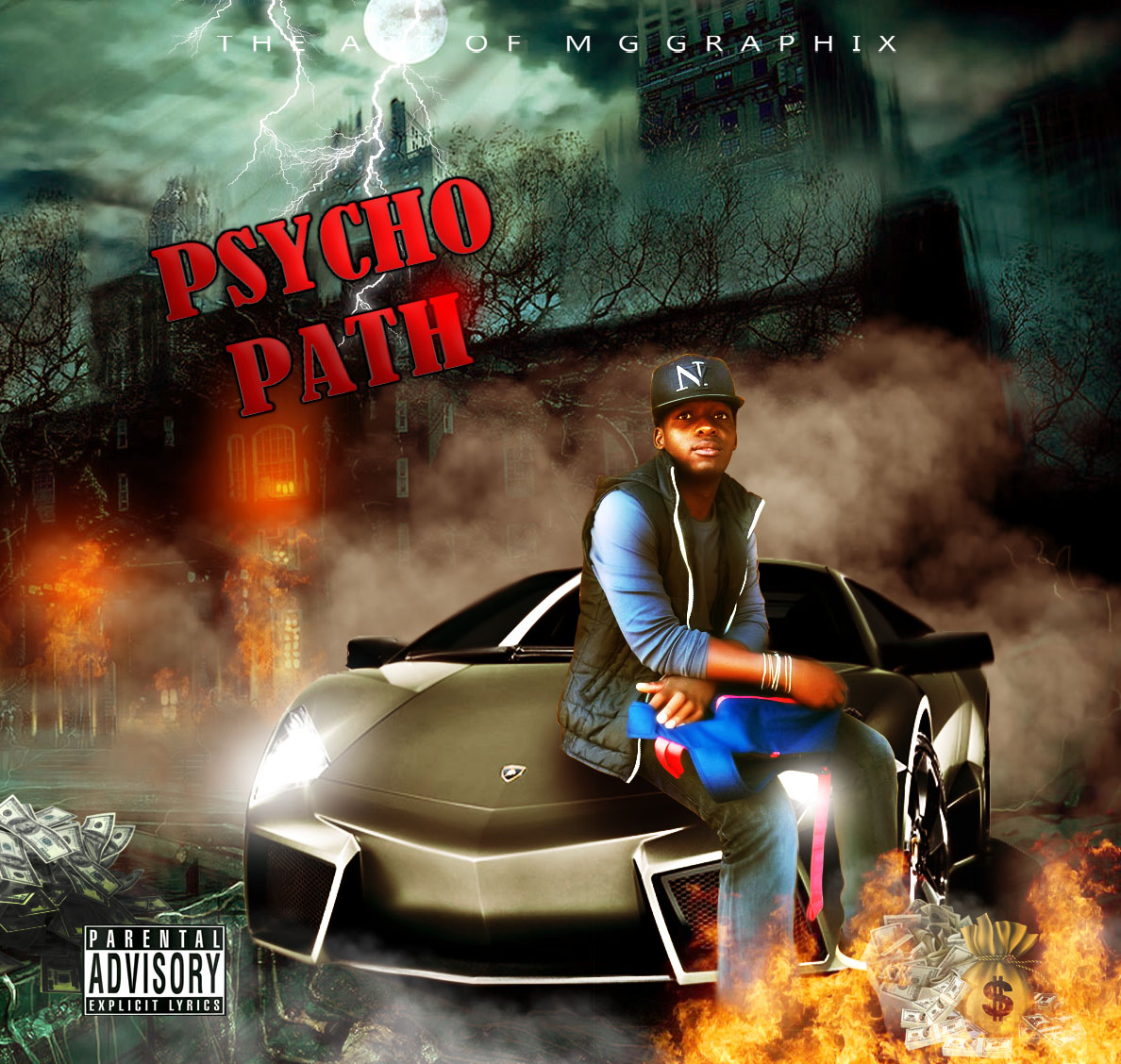 Psycho 2016 Mixtape Cover By Mac G Candys House - Wallpaper - HD Wallpaper 