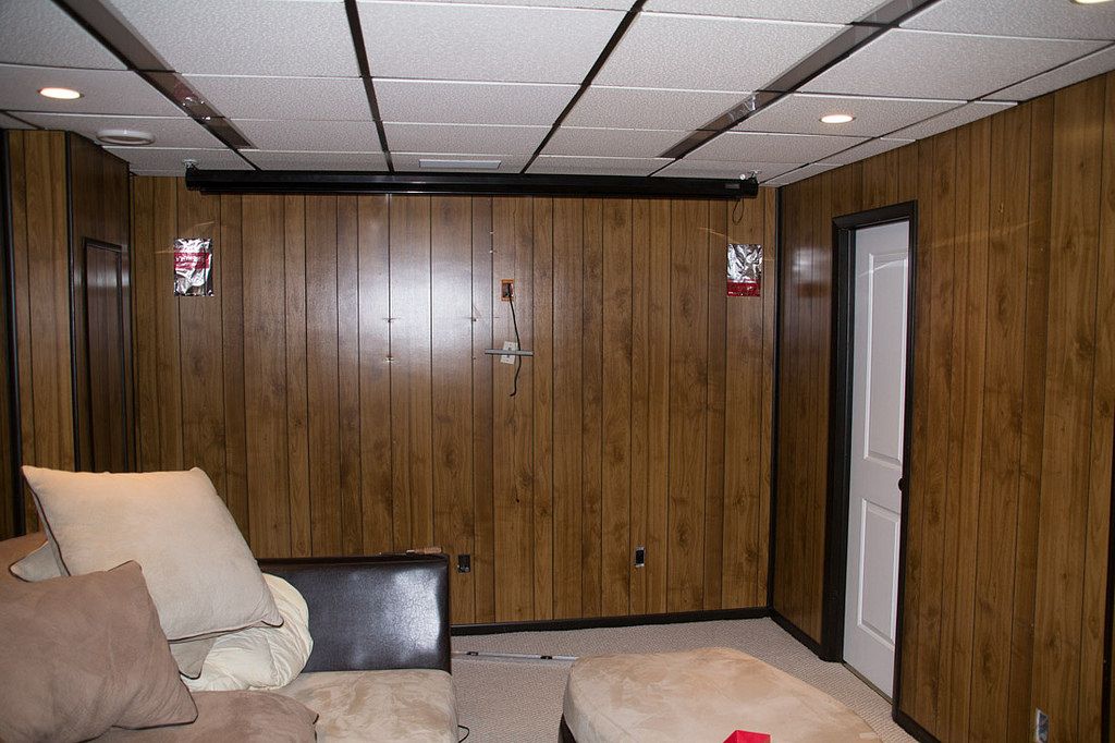 Paneling In The Basement - HD Wallpaper 