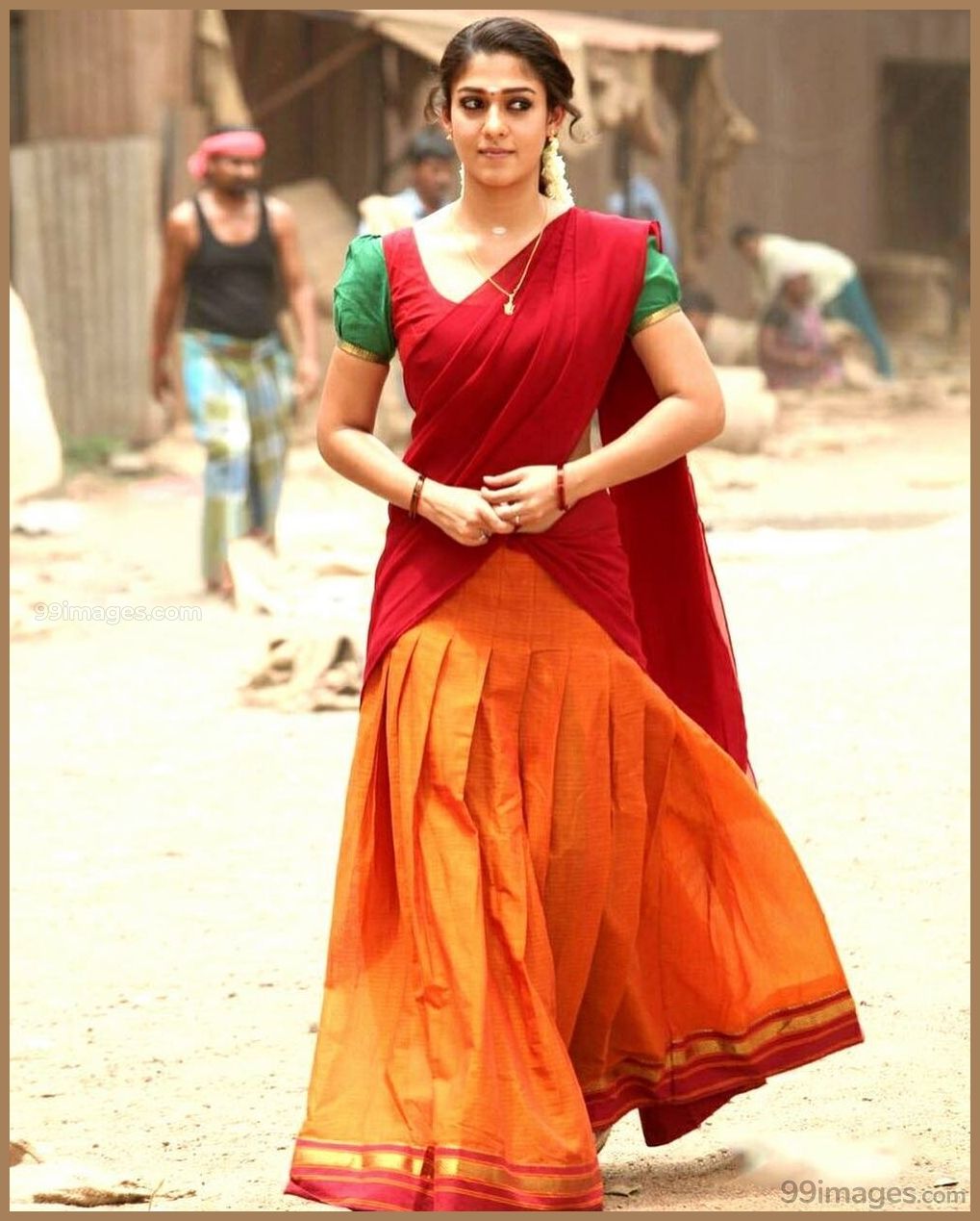 Langa Voni South Indian - HD Wallpaper 