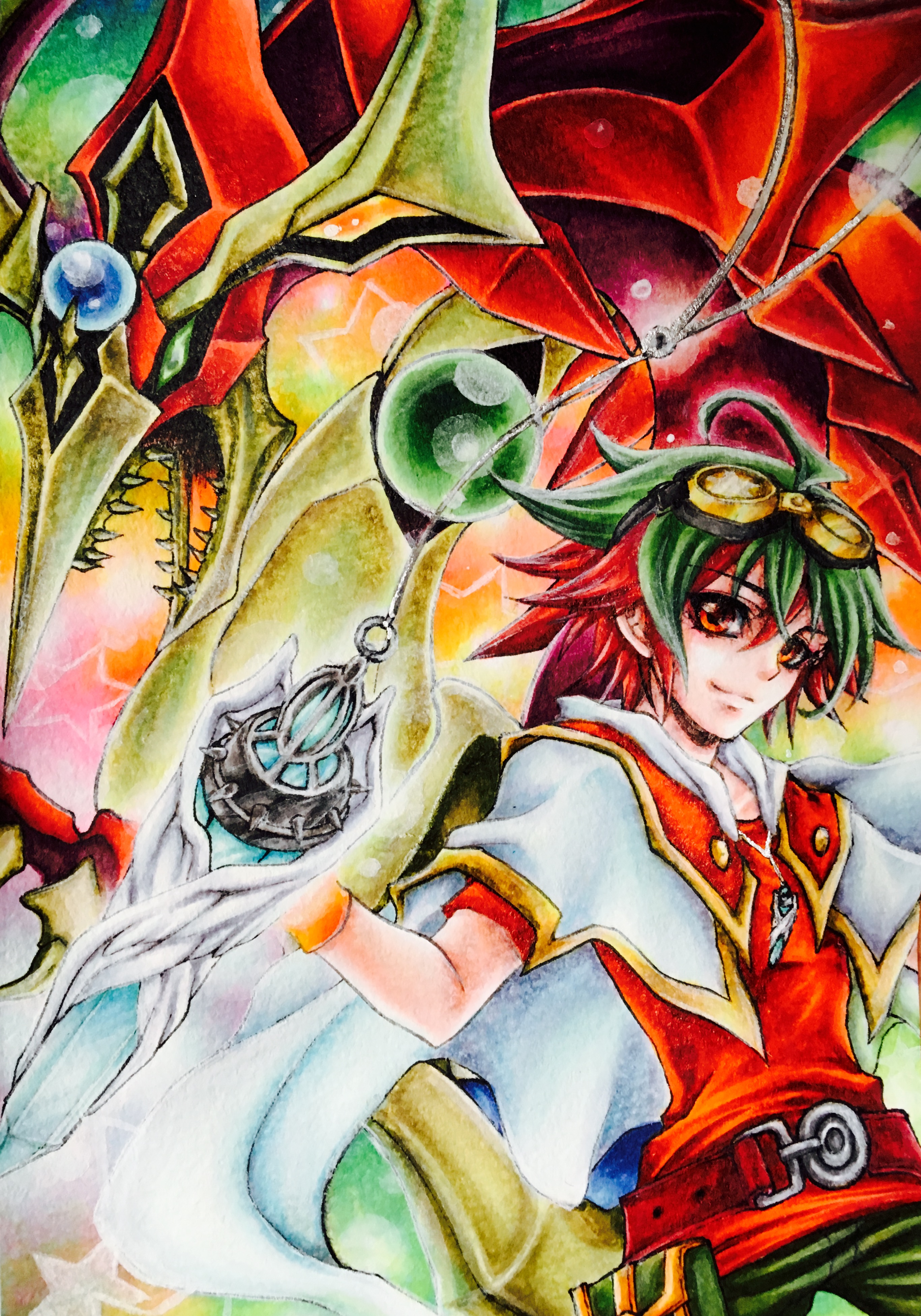 Yugioh Odd Eyes Pendulum Dragon Art - HD Wallpaper 