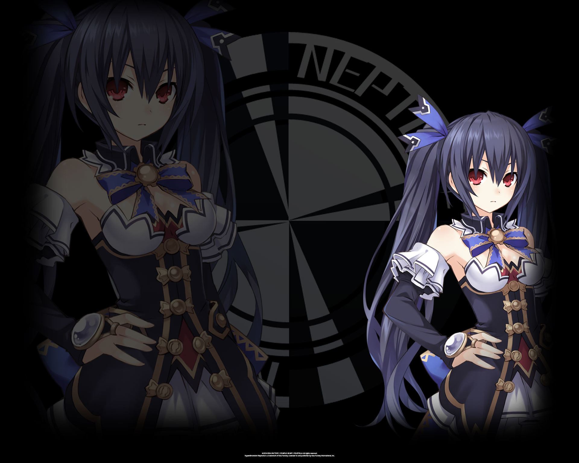 Angry Noire Neptunia - HD Wallpaper 