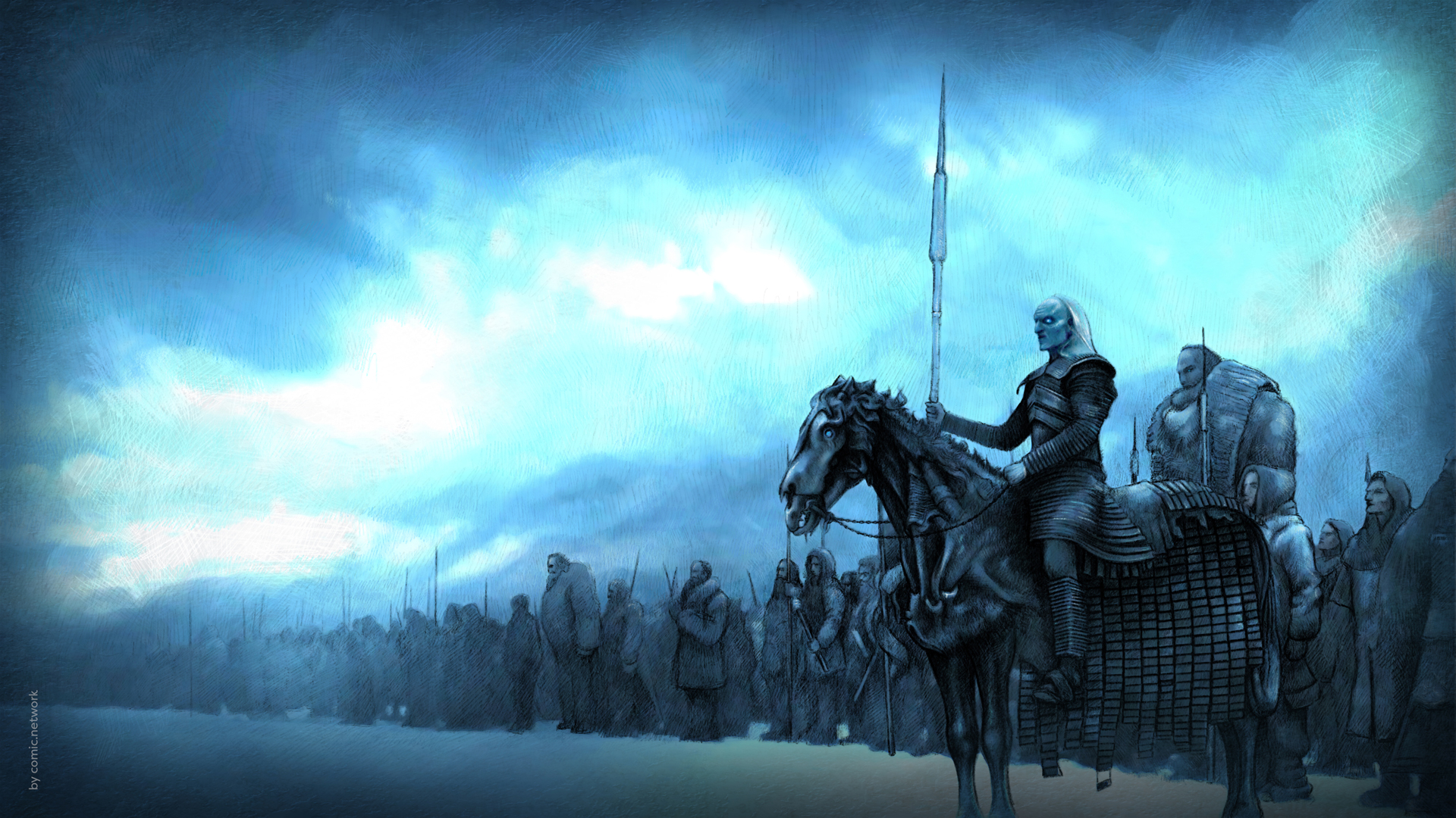 Icedragon - Game Of Throne White Walkers And Dragon - HD Wallpaper 