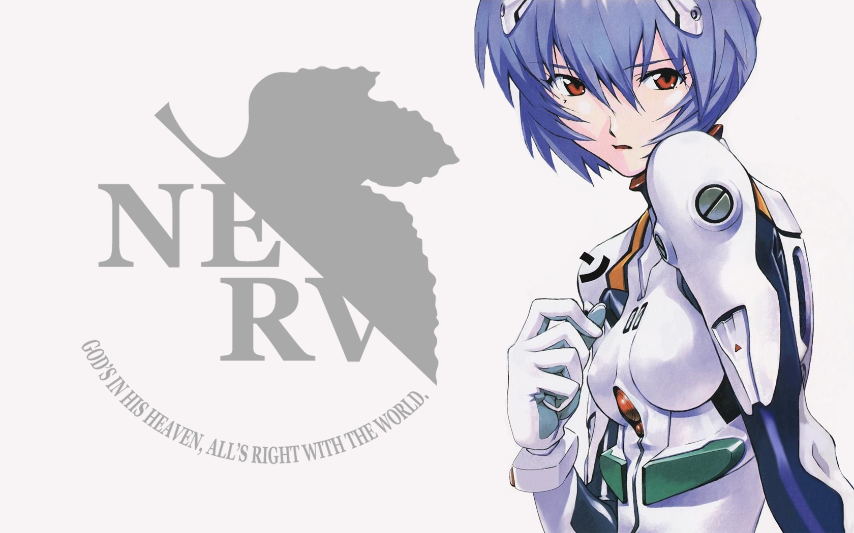 Ayanami Rei Neon Genesis Evangelion Nerv Anime Wallpaper - Rei Ayanami Wallpaper Phone - HD Wallpaper 