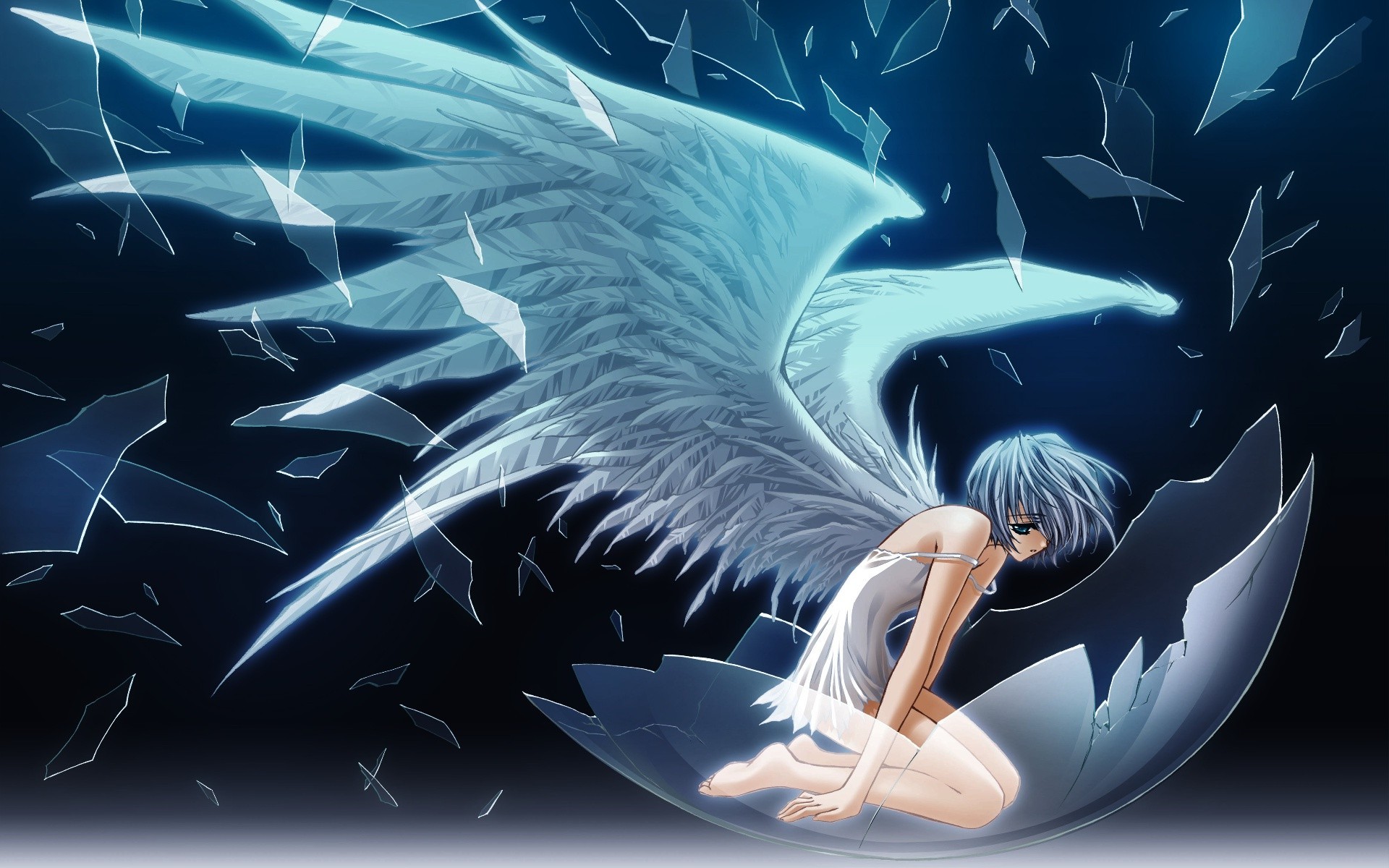 Neon Genesis Evangelion - Anime Angel Girl - HD Wallpaper 