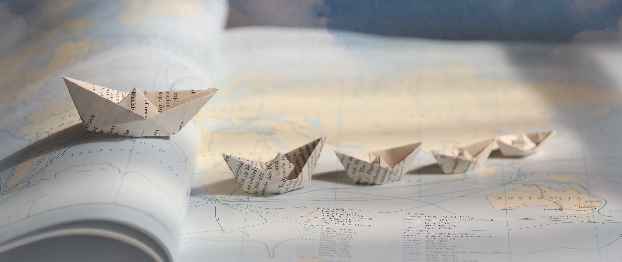 Wallpaper Boats, Ships, Paper, Origami - Paper Industry - HD Wallpaper 