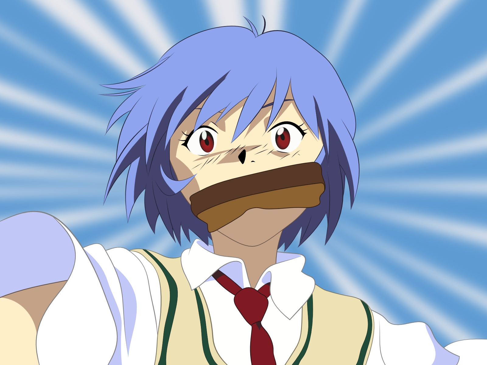 Rei Ayanami Neon Genesis Evangelion Rei Ayanami Toast 1600x10 Wallpaper Teahub Io