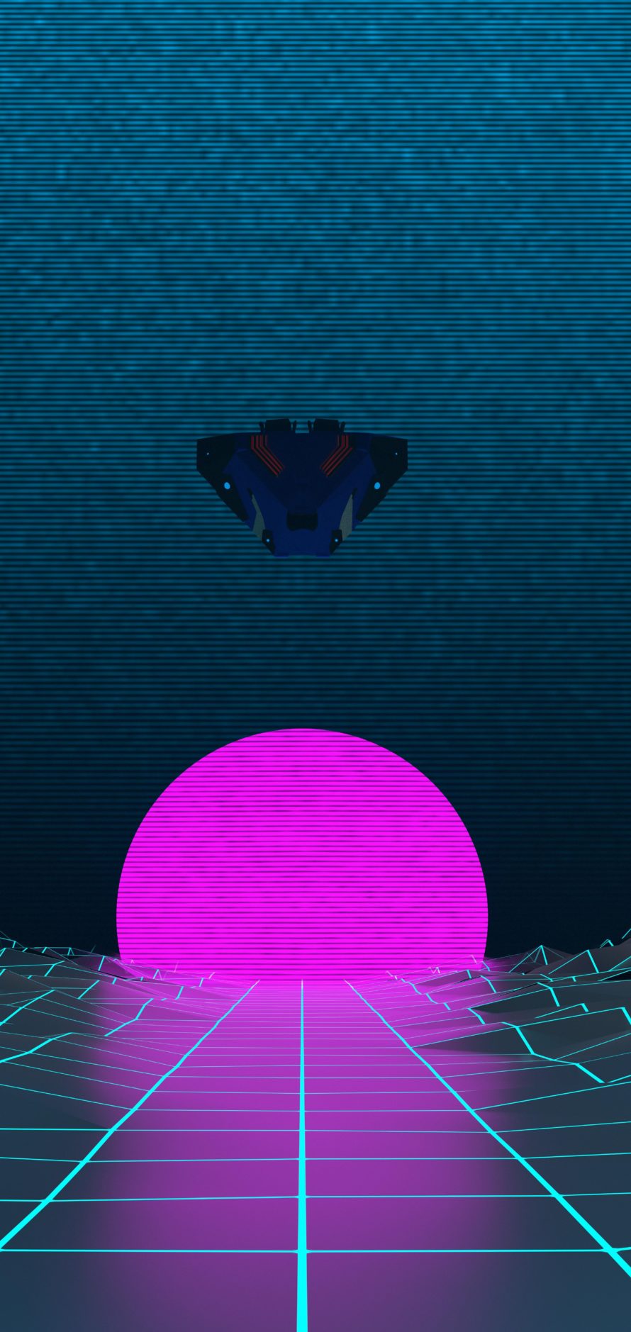 Vaporwave Phone Wallpaper - Vaporwave Phone Background - HD Wallpaper 