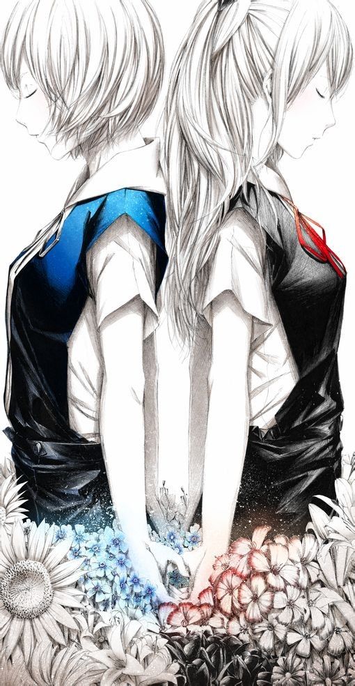 Rei Ayanami And Asuka Langley Sohryu - Anime Back To Back - HD Wallpaper 