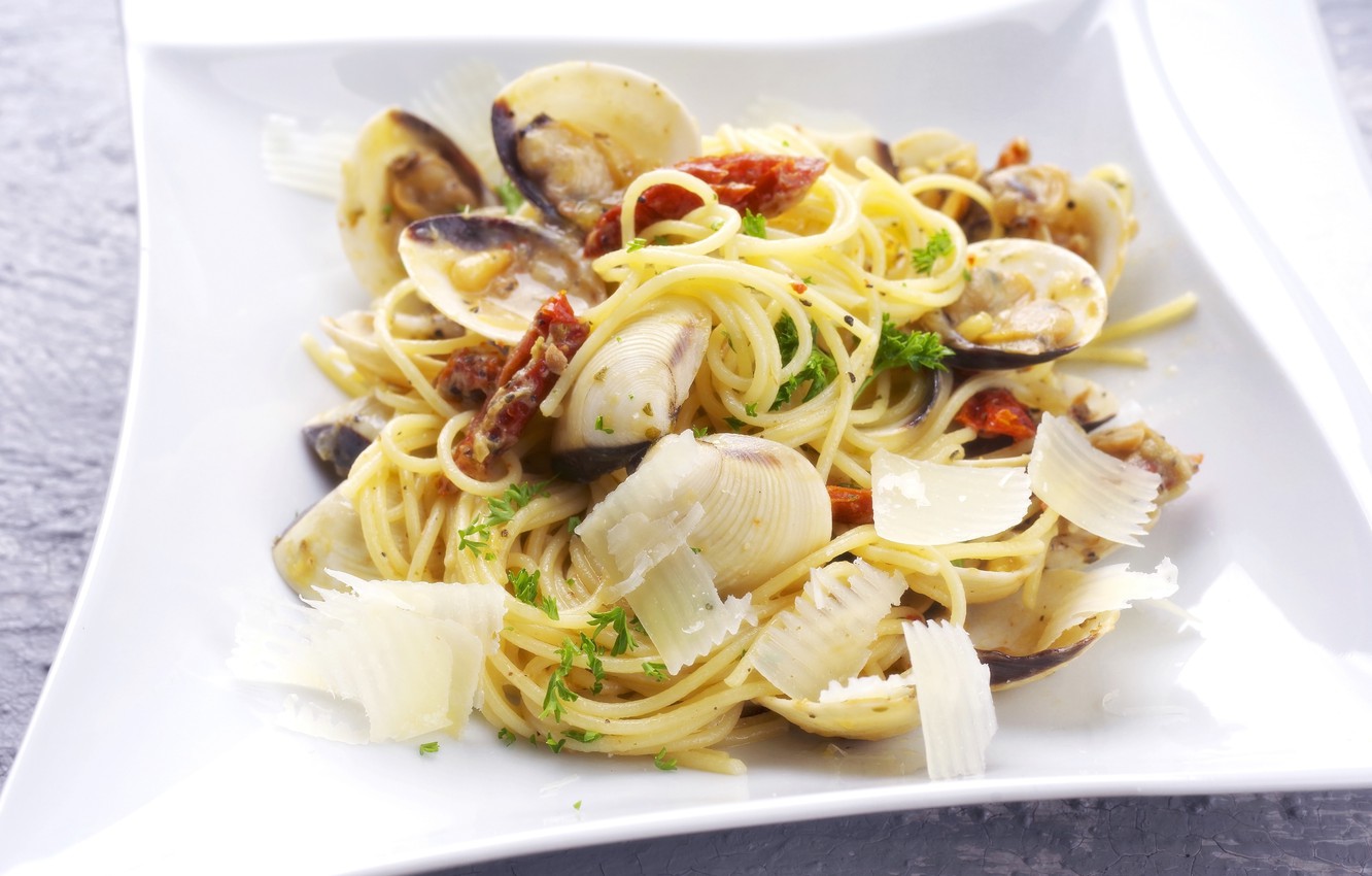 Photo Wallpaper Spaghetti, Pasta, Spaghetti, Pasta, - Spaghetti - HD Wallpaper 