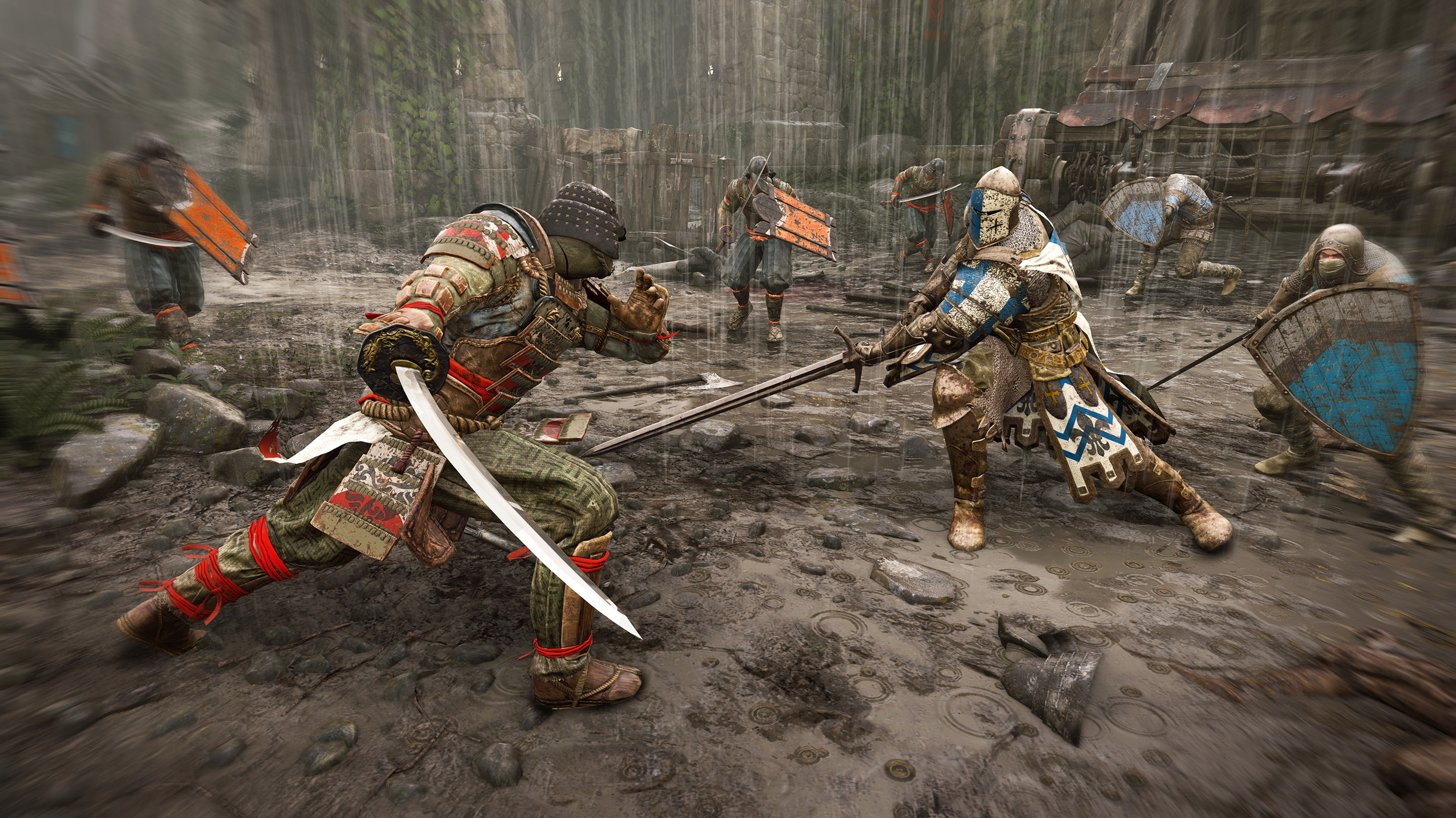 Honor Knights Vs Samurai - HD Wallpaper 