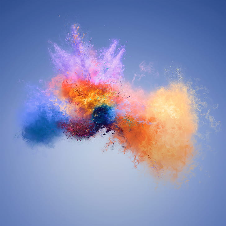 Huawei Honor 7x, Colorful, Splash, Stock, Hd Wallpaper - Honor 7x Wallpaper Hd - HD Wallpaper 