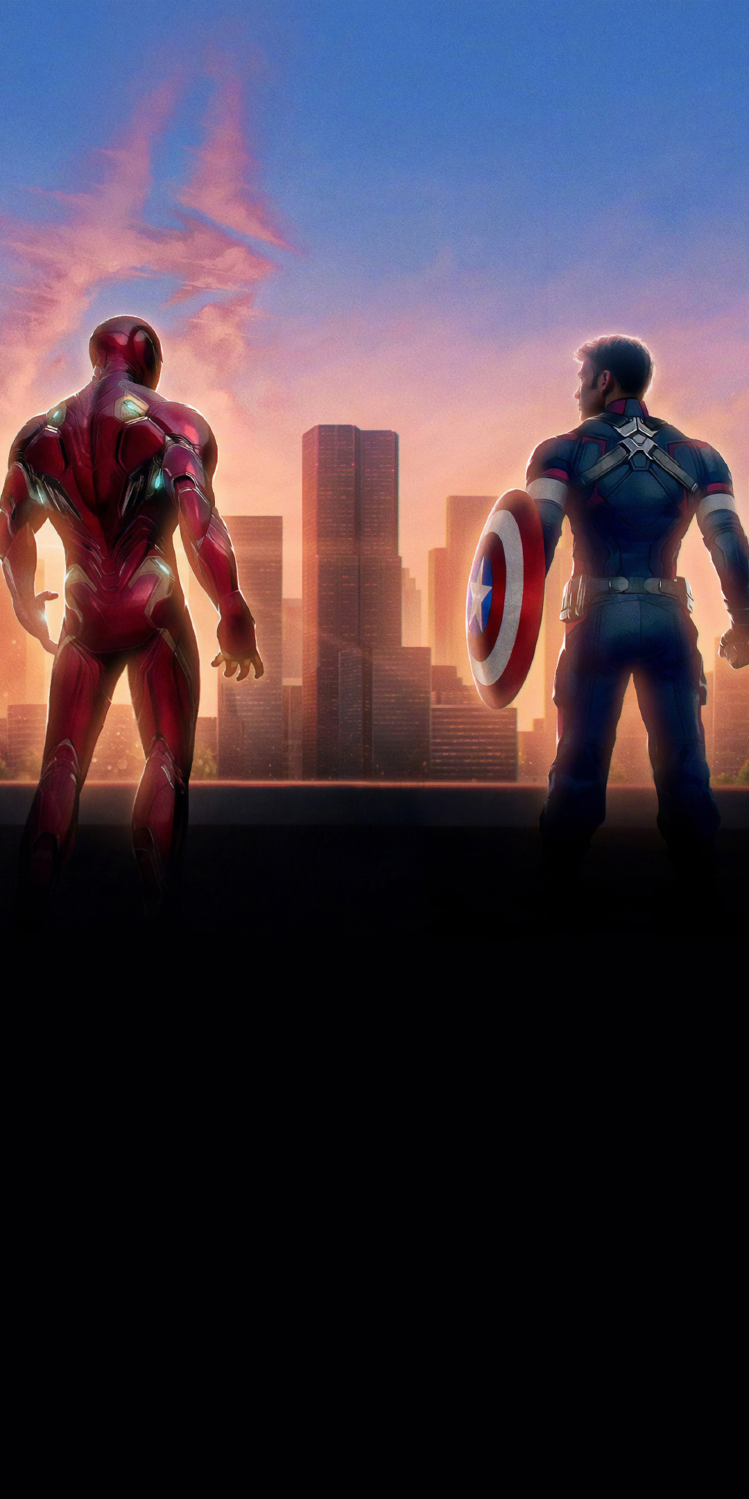 Avengers Endgame Captain America Thor Iron Man - 1080x2160 Wallpaper -  