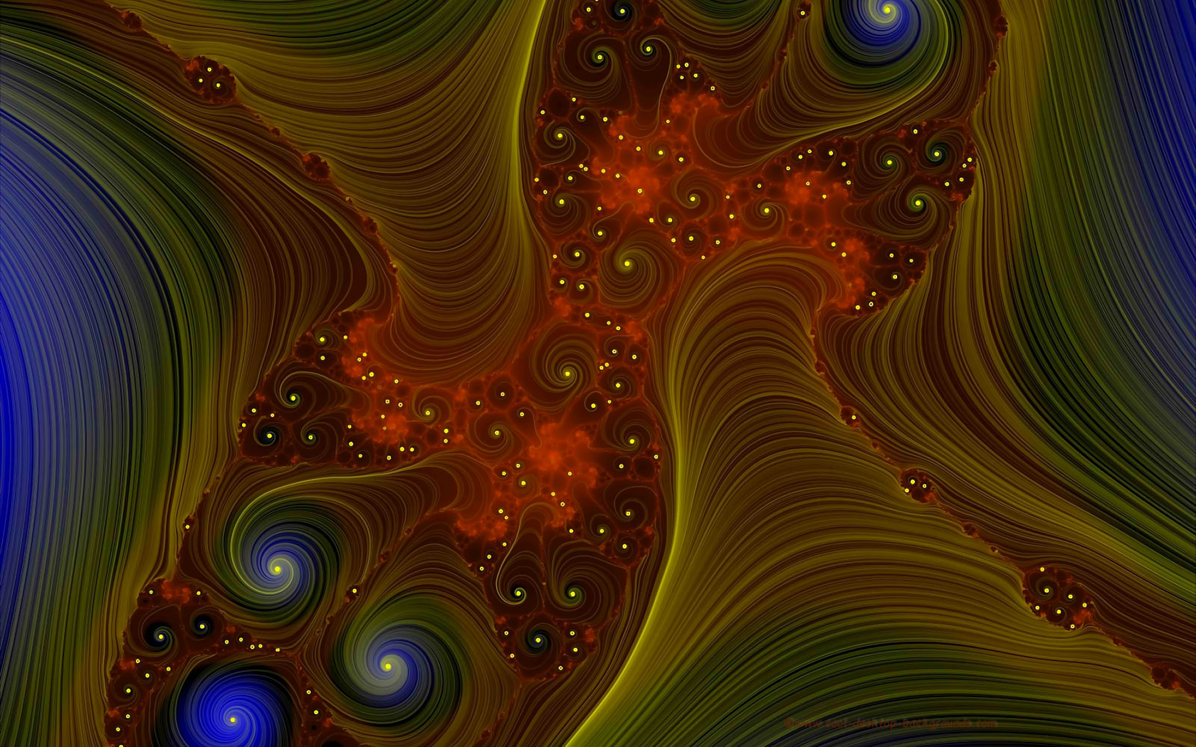 Twister Fractal Background - Fractal Desktop Backgrounds Free - HD Wallpaper 