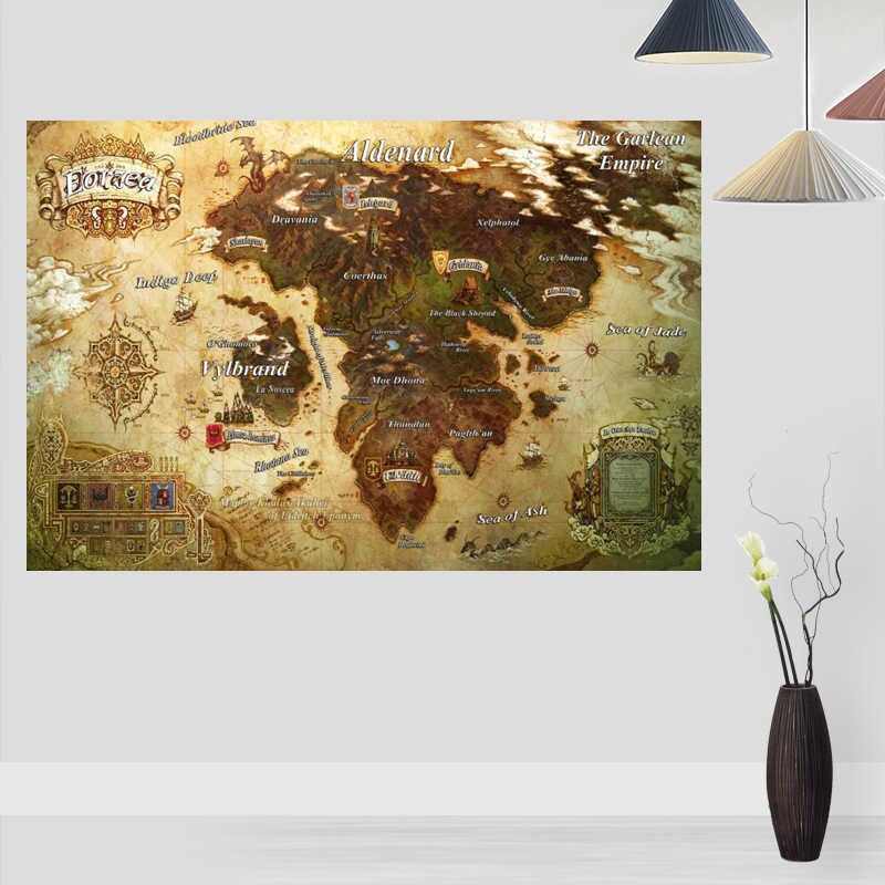 New Arrival Marauder Map Posters On The Wall Modern - Final Fantasy Xiv Map - HD Wallpaper 