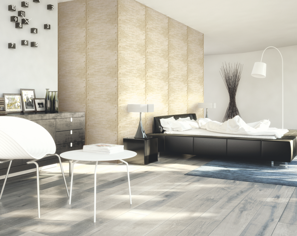 Grey Vinyl Plank Flooring Wood Grain - HD Wallpaper 