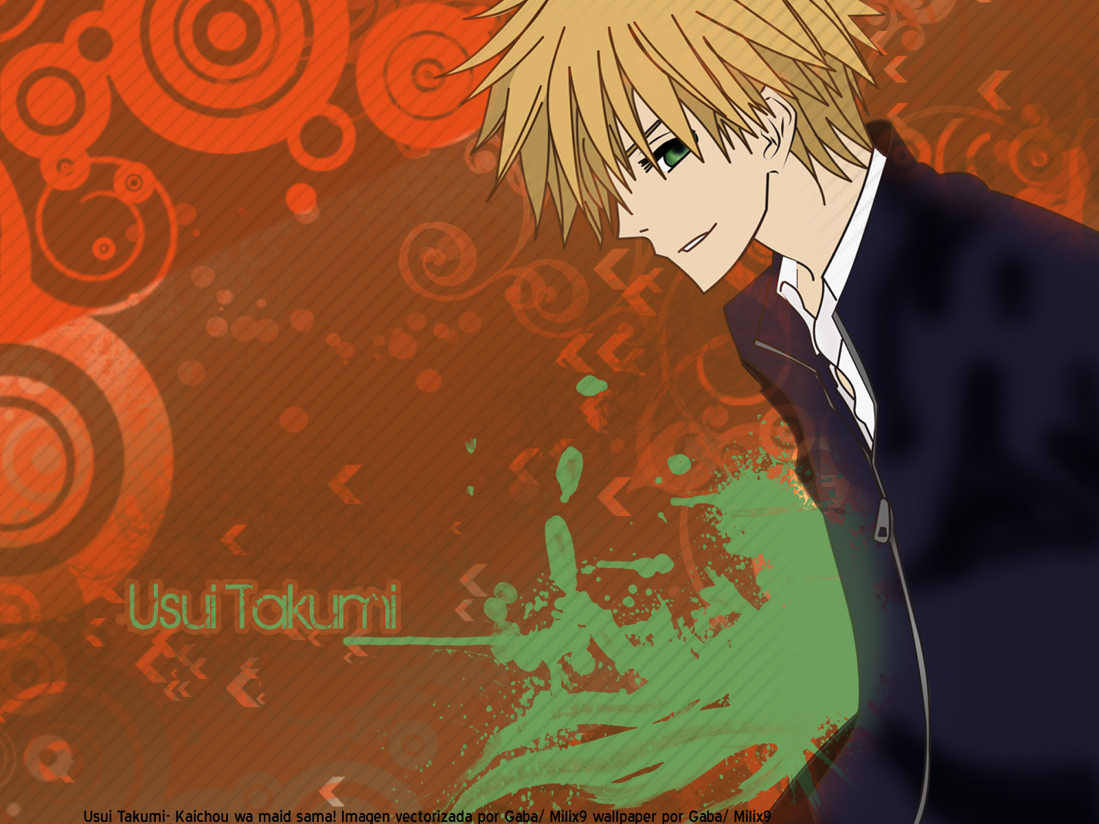Hiro Fujiwara, J - Usui Takumi Manga Art - HD Wallpaper 