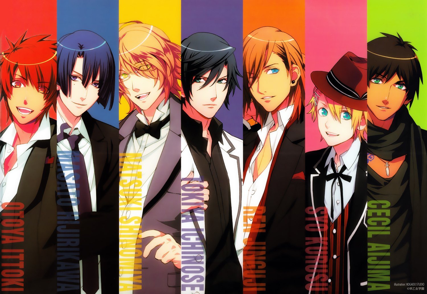 Uta No Prince Sama Starish Characters - HD Wallpaper 