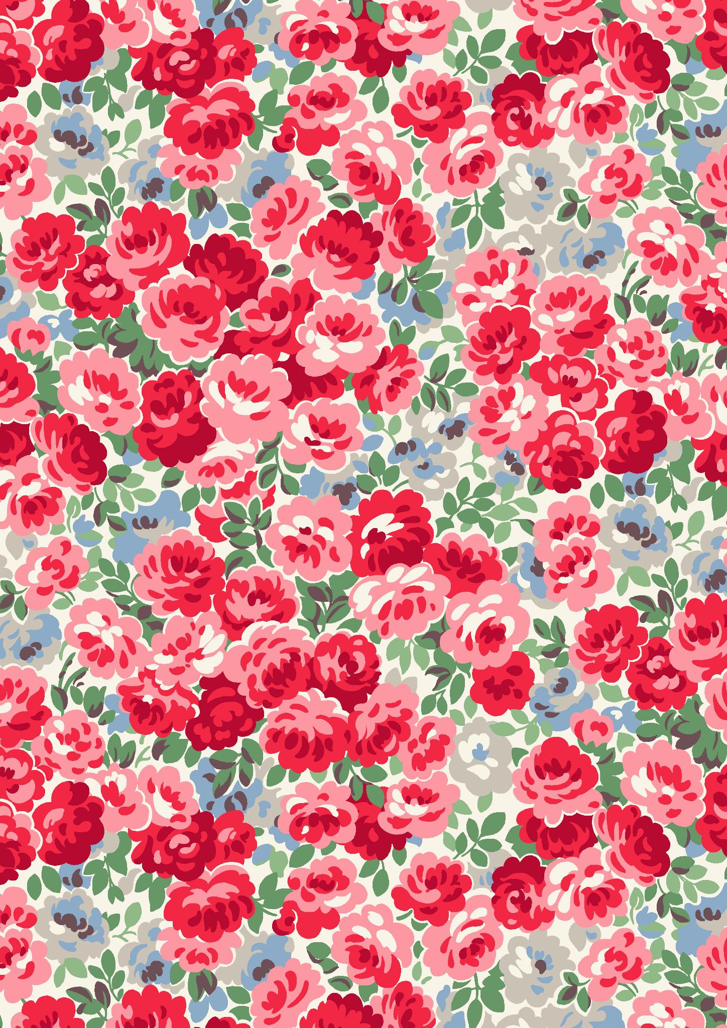 Bewmore Rose A Festive Floral Brimming With Cheerful - Flower Design For Phone Cover - HD Wallpaper 