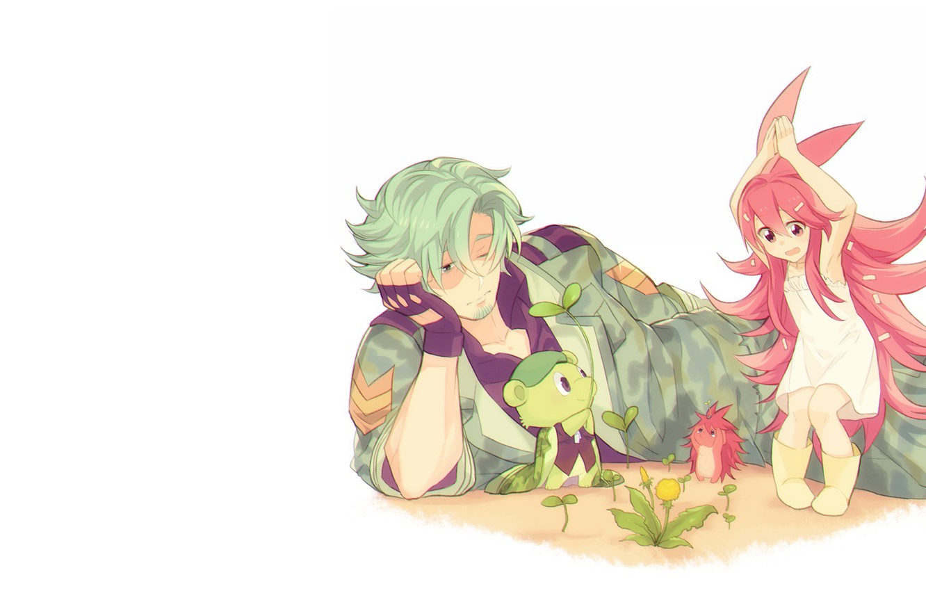 Photo Wallpaper Forest, Mood, Dandelion, Minimalism, - Cartoon - HD Wallpaper 