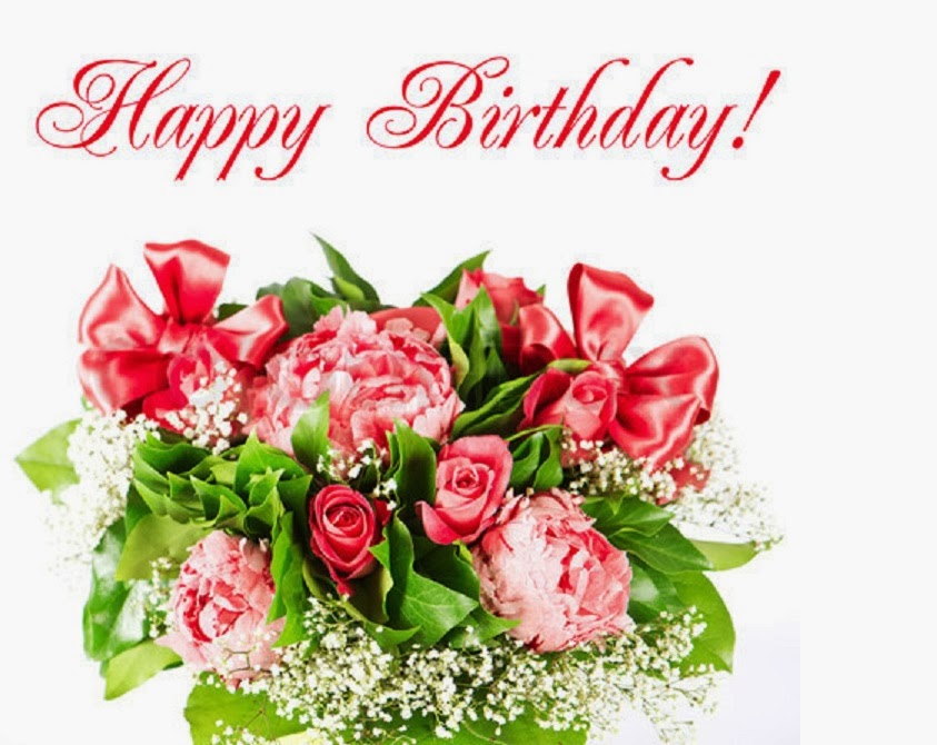 Flowers Bouquet Happy Birthday Hd - Happy Birthday Red Bouquet - HD Wallpaper 