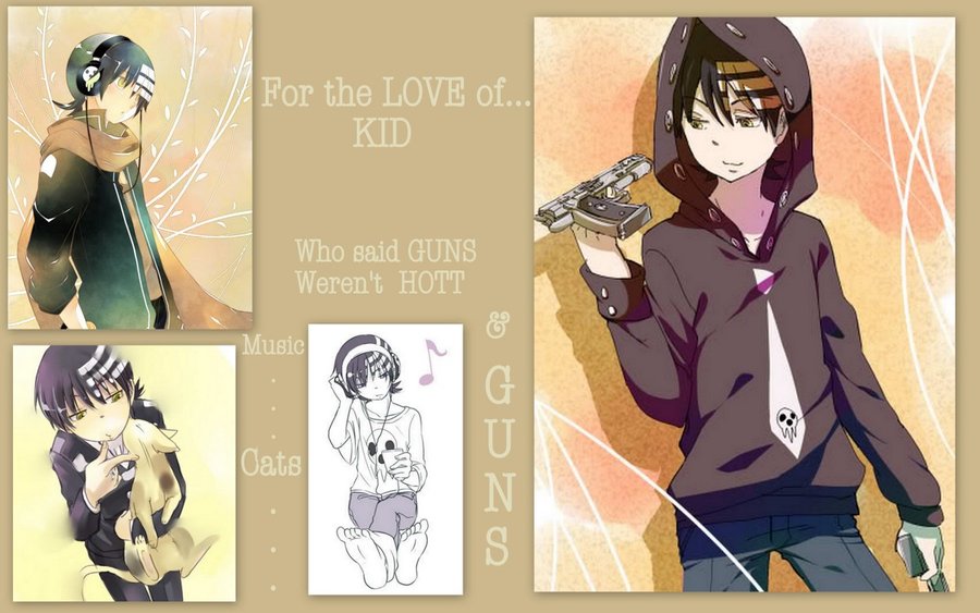 Death The Kid - Death The Kid Soul Eater Ecchi - HD Wallpaper 